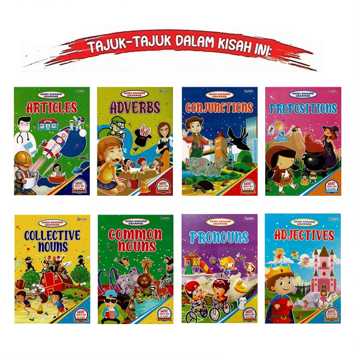 Buy Aneka Basic English Grammar Stories Story Book l Buku Cerita Kanak